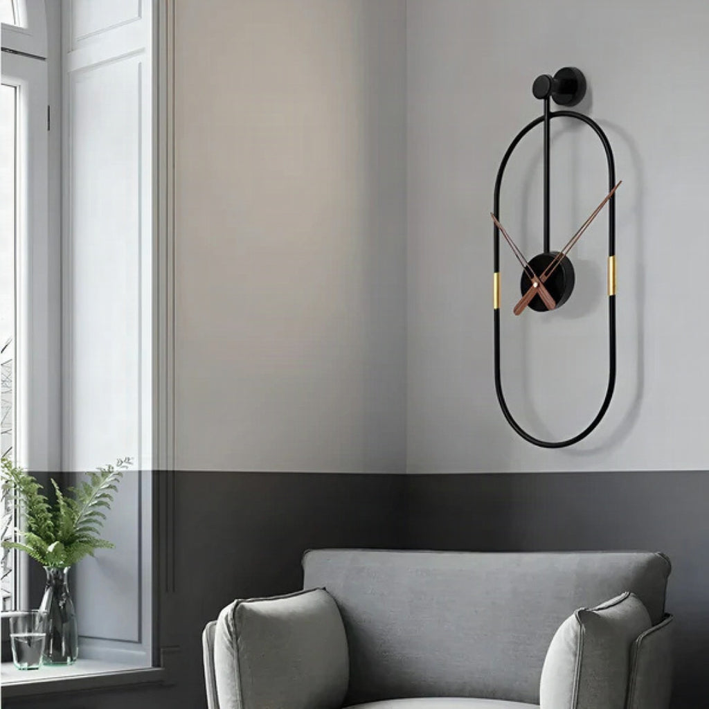 Reloj de pared grande minimalista