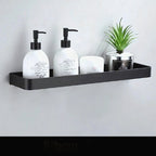 Estante de pared metálico para baño con diseño moderno