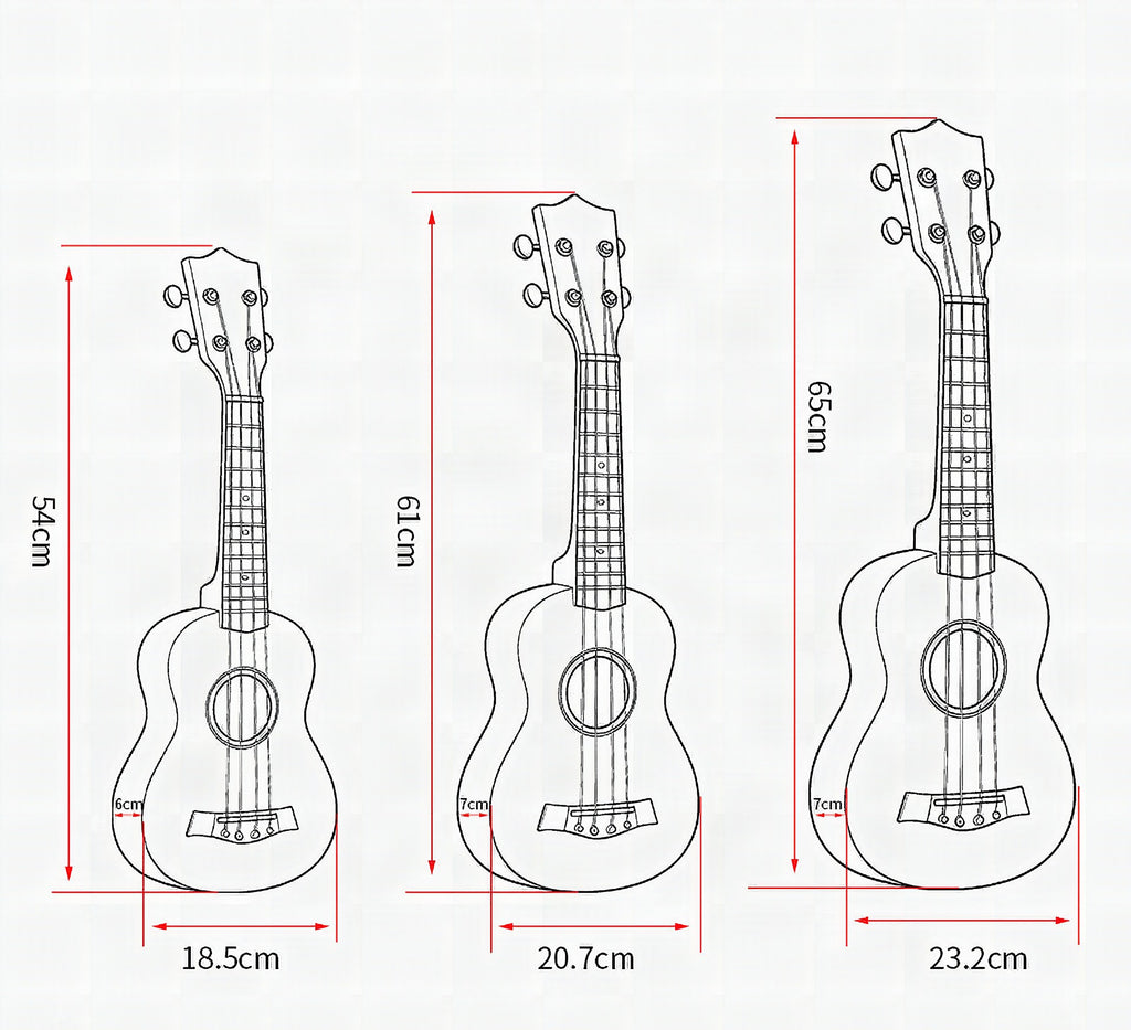 Ukelele decorativo