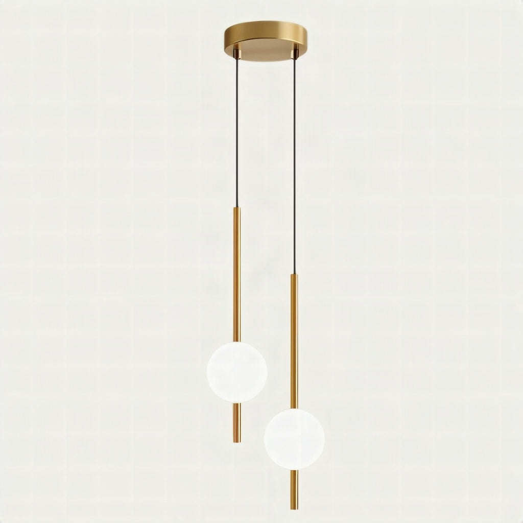Lámpara colgante LED Afzal con diseño nórdico minimalista y altura ajustable