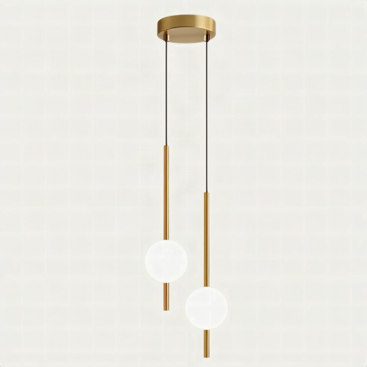 Lámpara colgante LED Afzal con diseño nórdico minimalista y altura ajustable