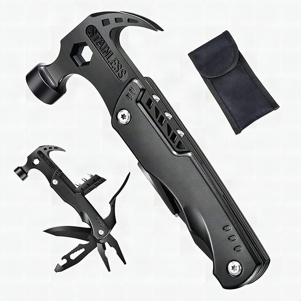 Alicate multiherramienta con martillo plegable