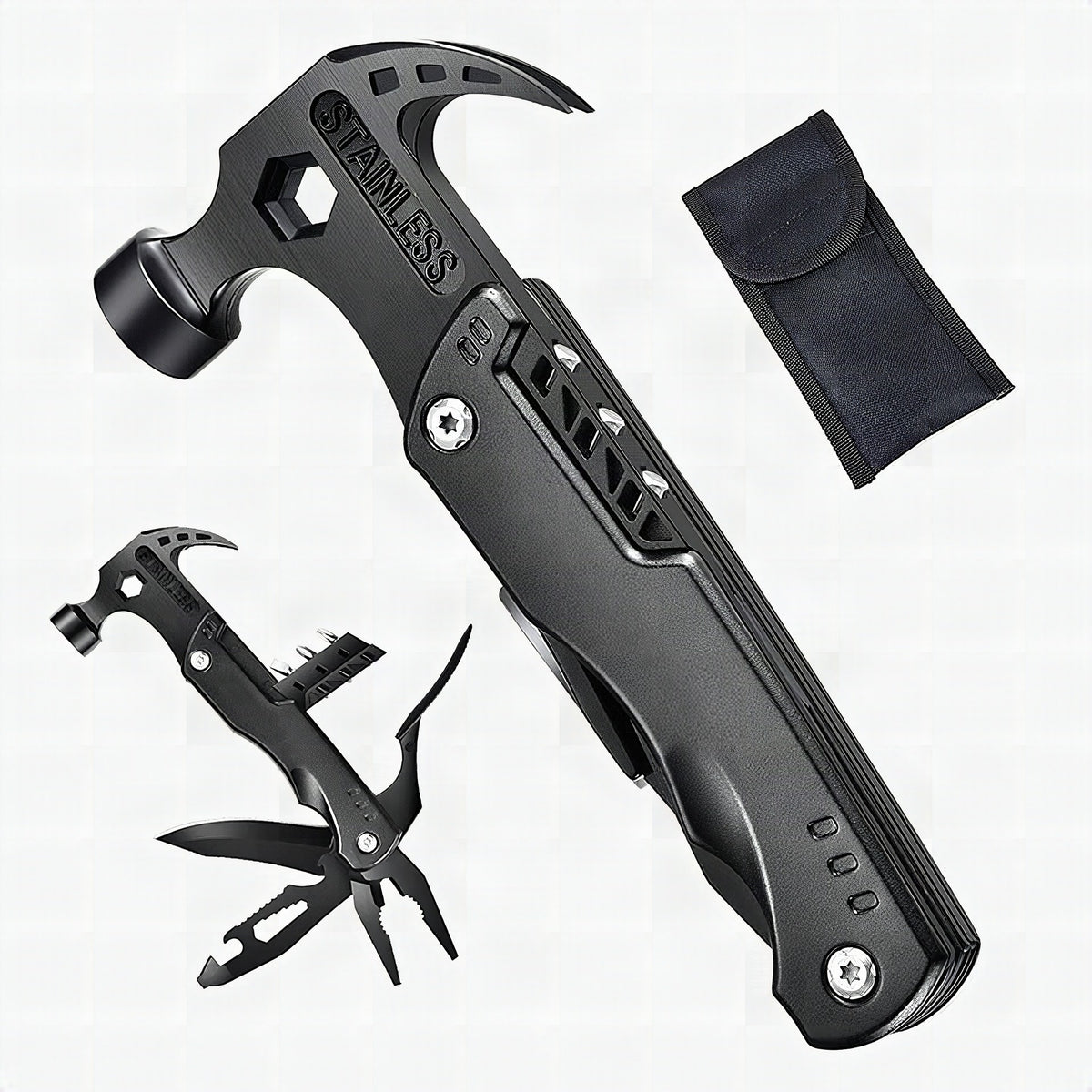Alicate multiherramienta con martillo plegable
