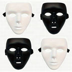 Máscara de plástico Anonymous para hombre — Disfraz completo de Halloween