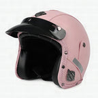 Casco de moto retro Kael (abierto 3/4)