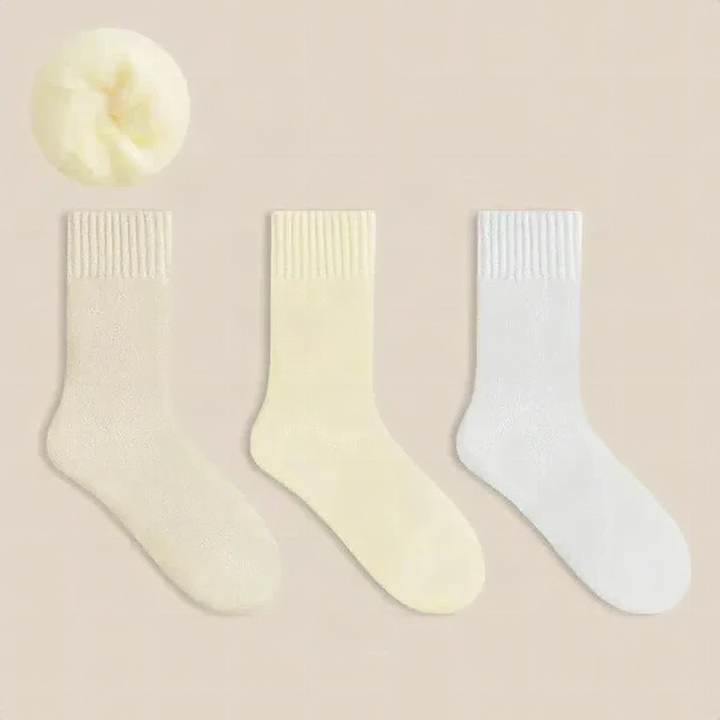 Calcetines térmicos de lana suaves y cálidos