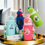 Botella térmica con diseño de rana adorable