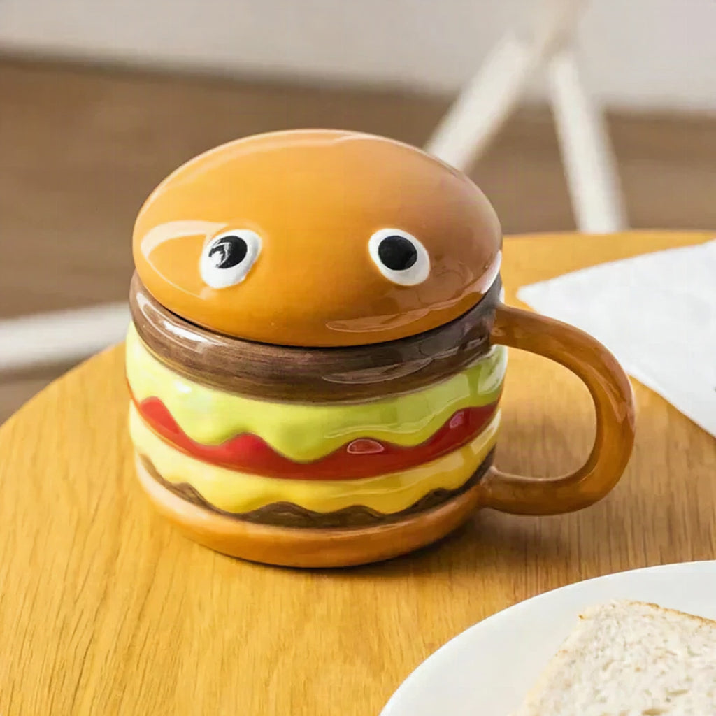 Taza con forma de hamburguesa – Diseño original y divertido