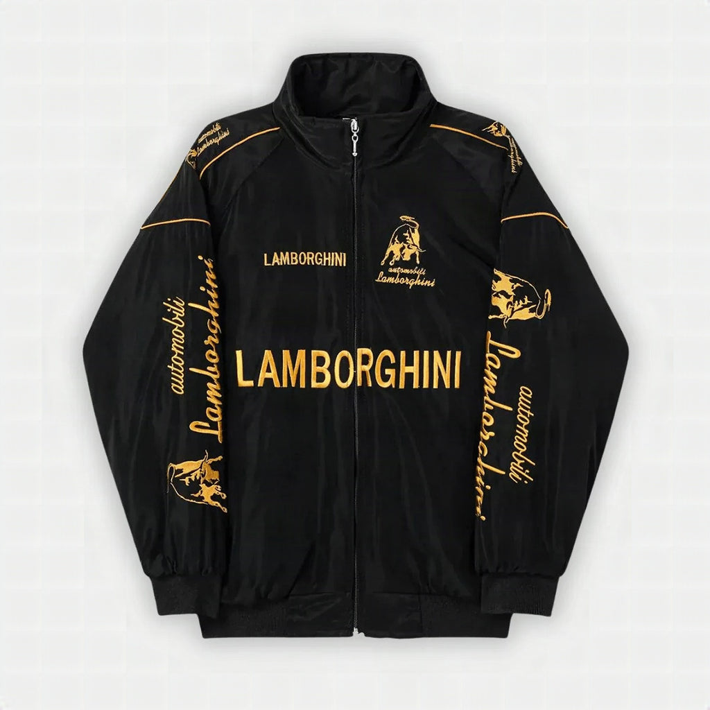 Chaqueta de carreras Lamborghini Vintage Racing – Unisex – Retro