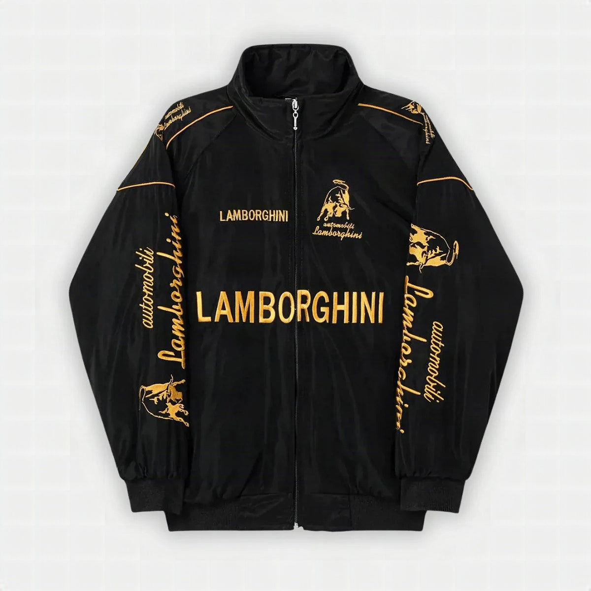 Chaqueta de carreras Lamborghini Vintage Racing – Unisex – Retro