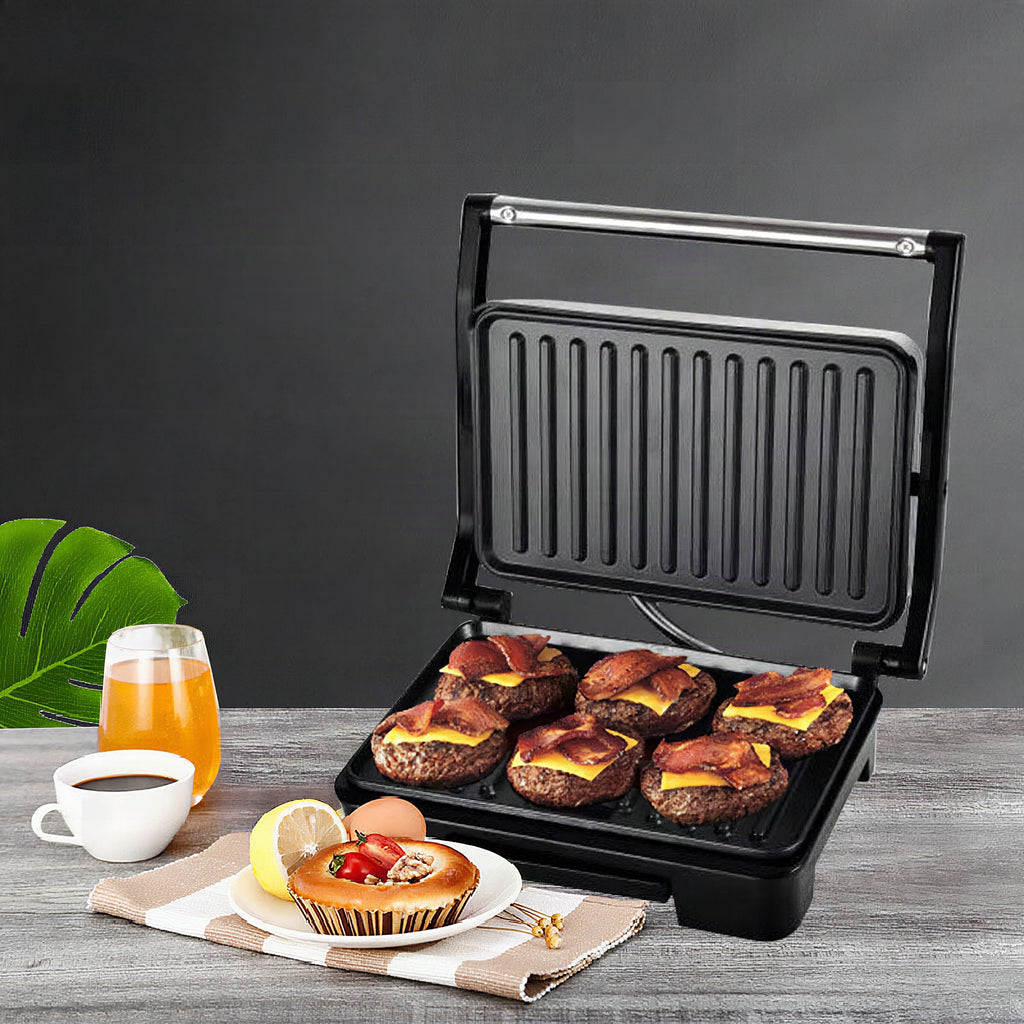 Plancha grill y sandwichera antiadherente premium