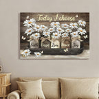 Lienzo decorativo con motivos florales