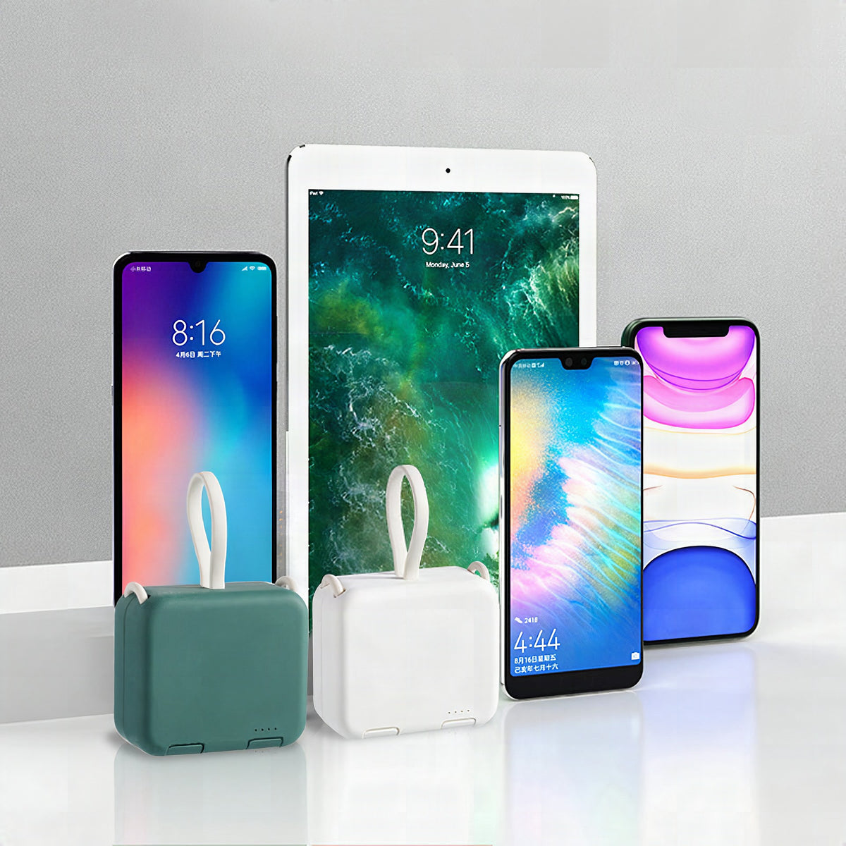 Batería externa inalámbrica mini multifunción