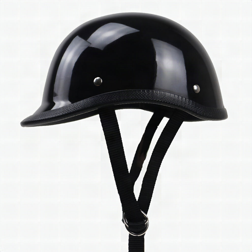 Casco de moto minimalista clásico