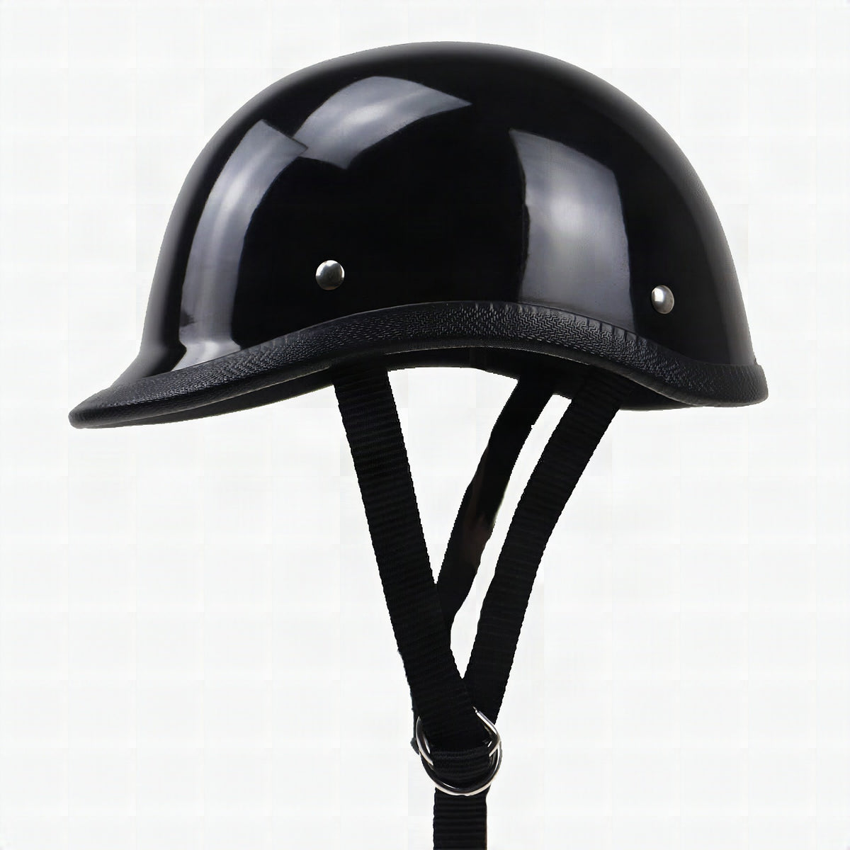 Casco de moto minimalista clásico