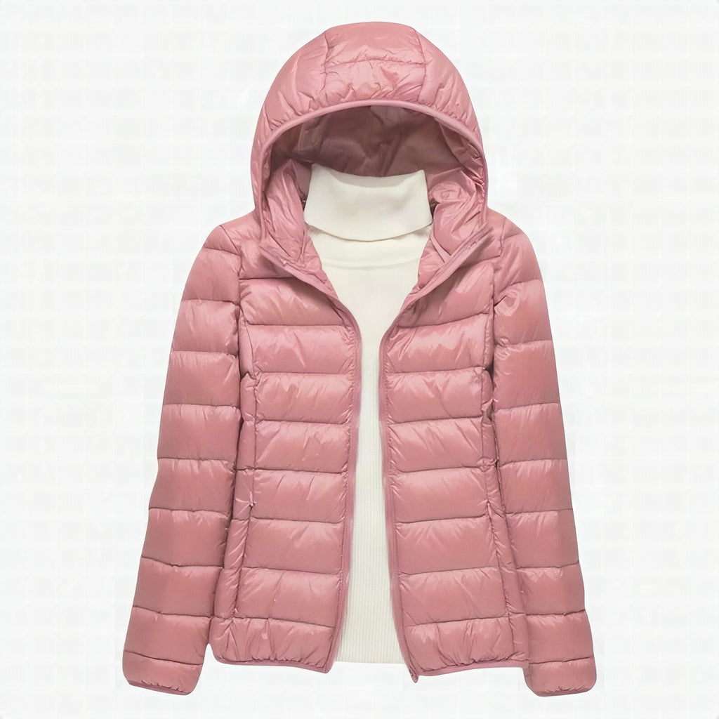 Chaqueta Acolchada de Senderismo Compresible para Mujer