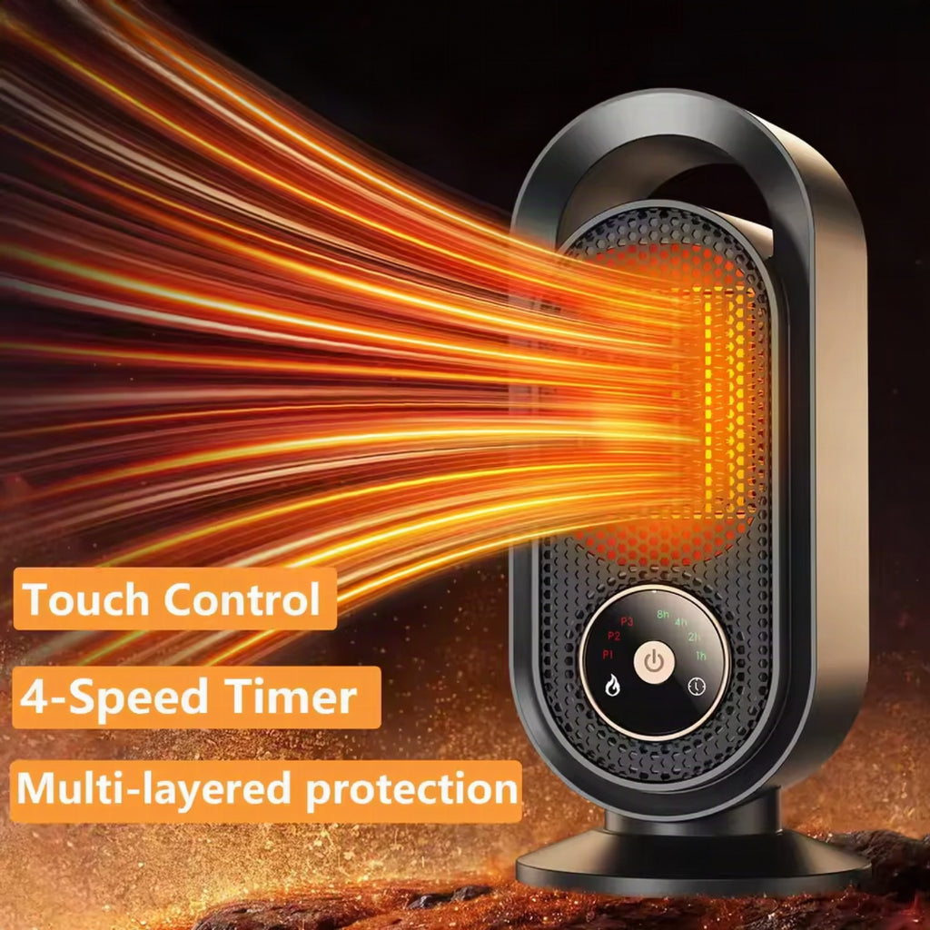 Mini calefactor portátil de 1000 W para escritorio, dormitorio y oficina