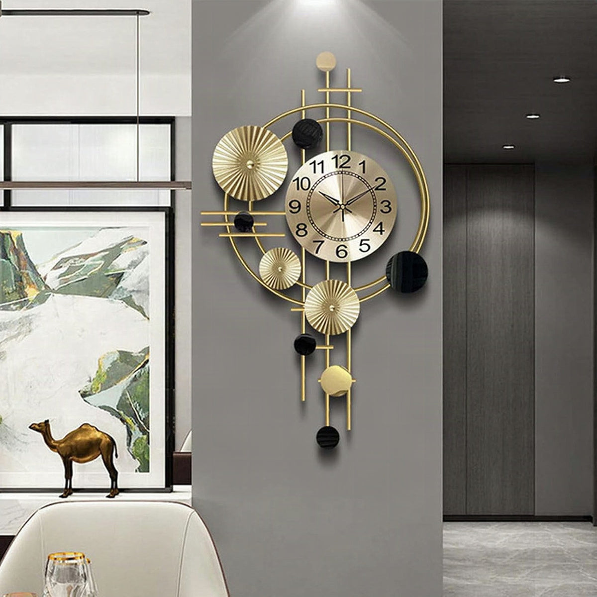 Reloj de pared gigante moderno