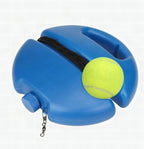 Base de entrenamiento de tenis con pelota y cuerda elástica