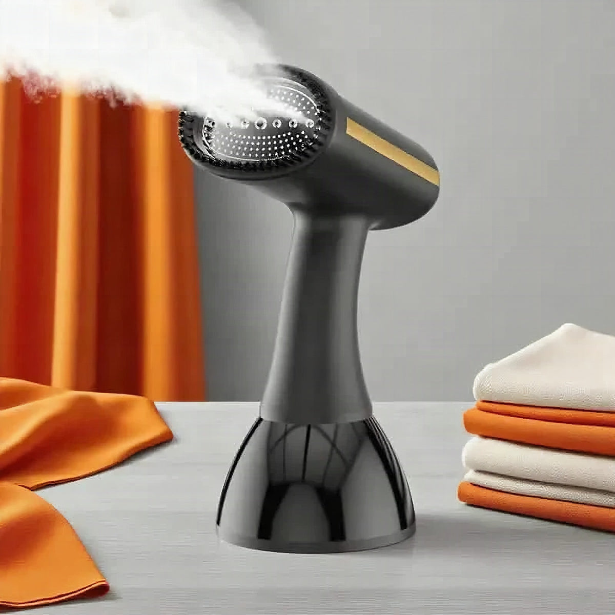 Plancha de vapor portátil 1100 W con depósito de 300 ml y calentamiento rápido