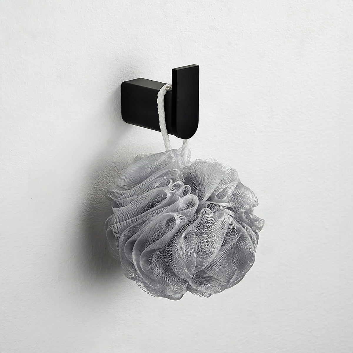 Accesorios de baño contemporáneos en metal negro — pieza individual o set completo
