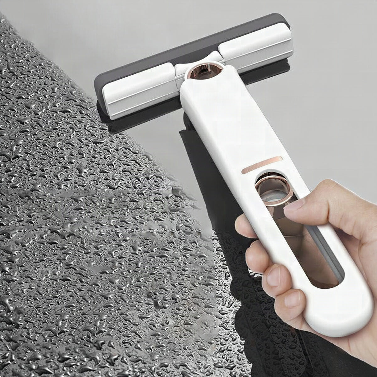 Mini fregona con escurridor automático para limpieza del hogar