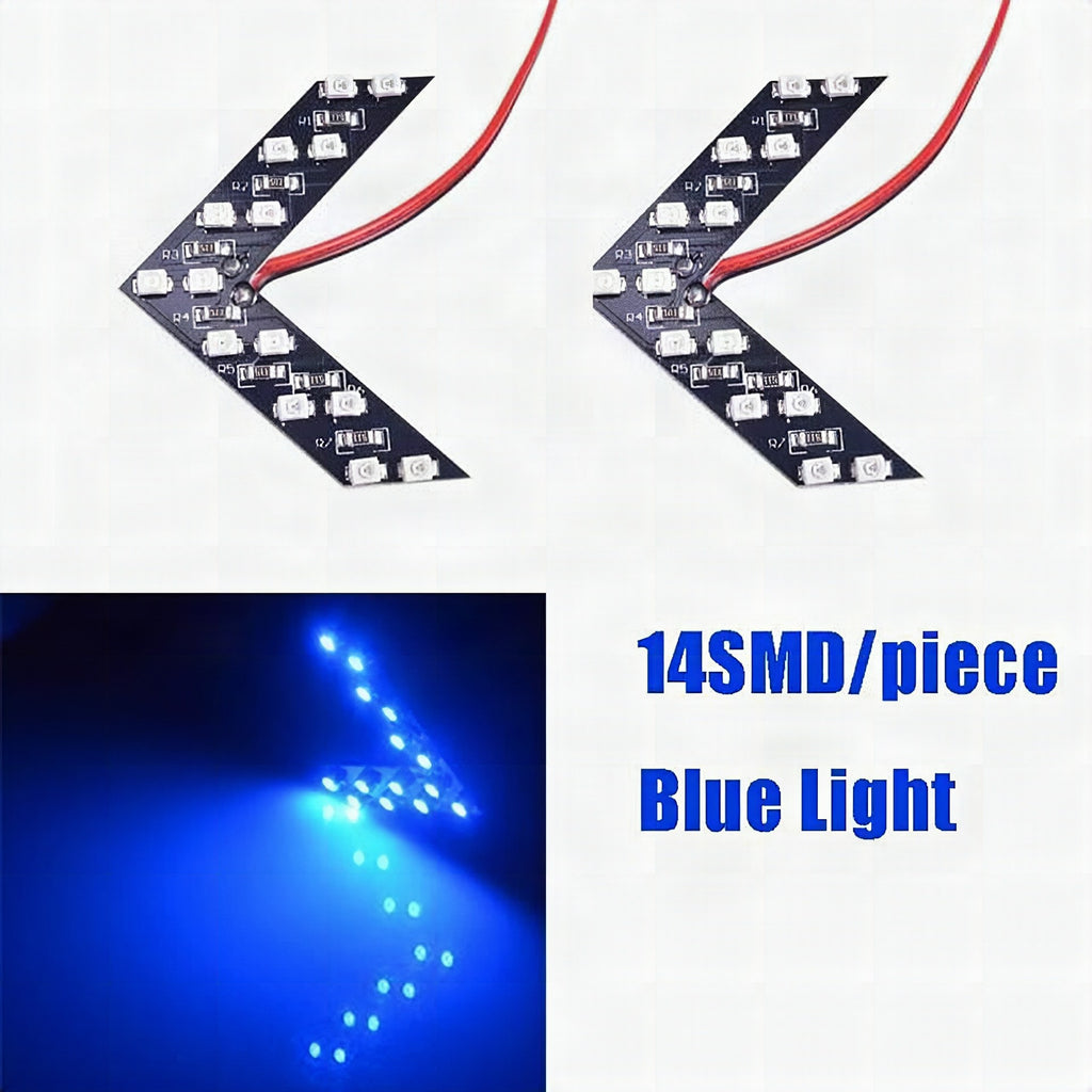 Panel LED de flechas para coche (2 unidades)