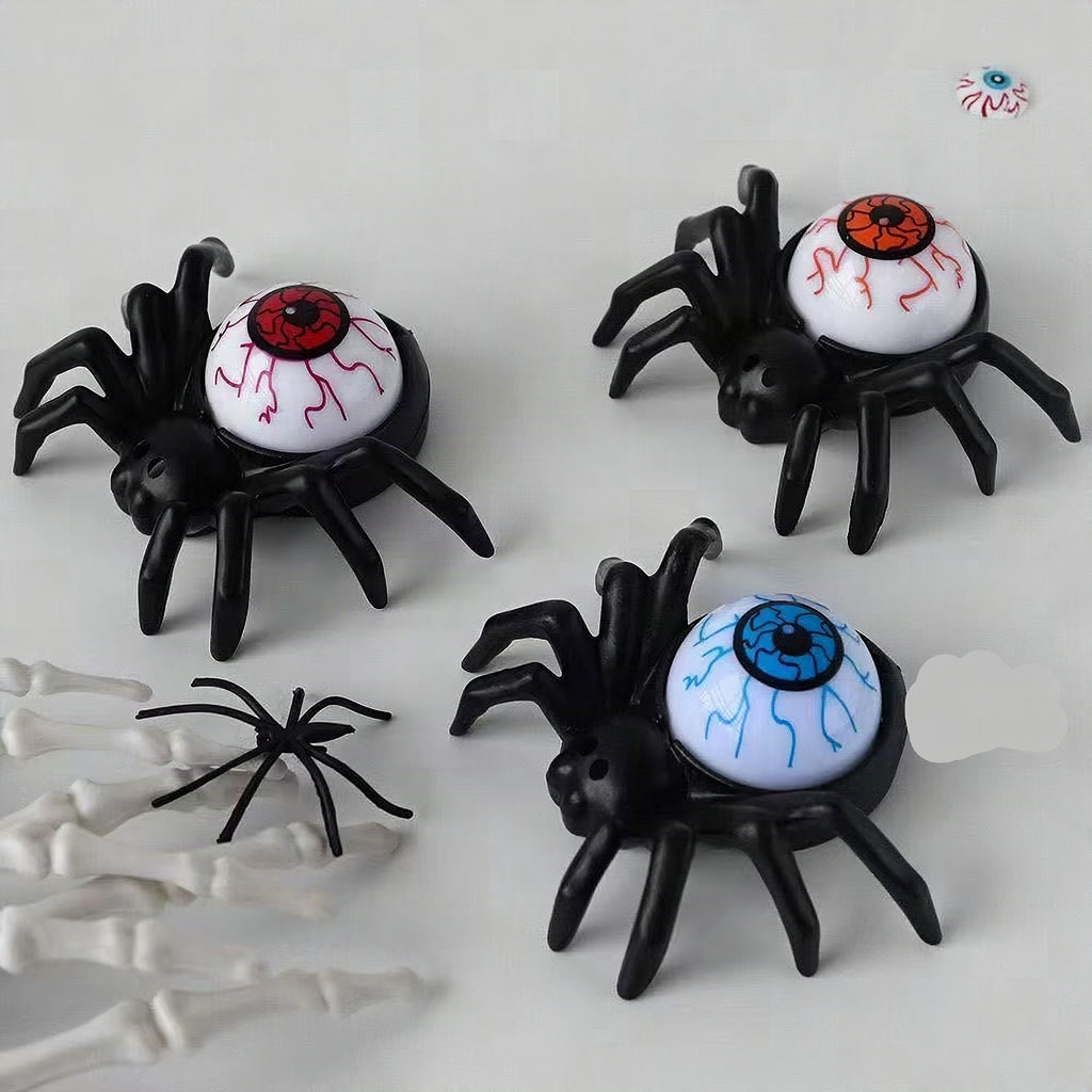 Decoración de Halloween – Araña ornamental con diseños de velas y ojos