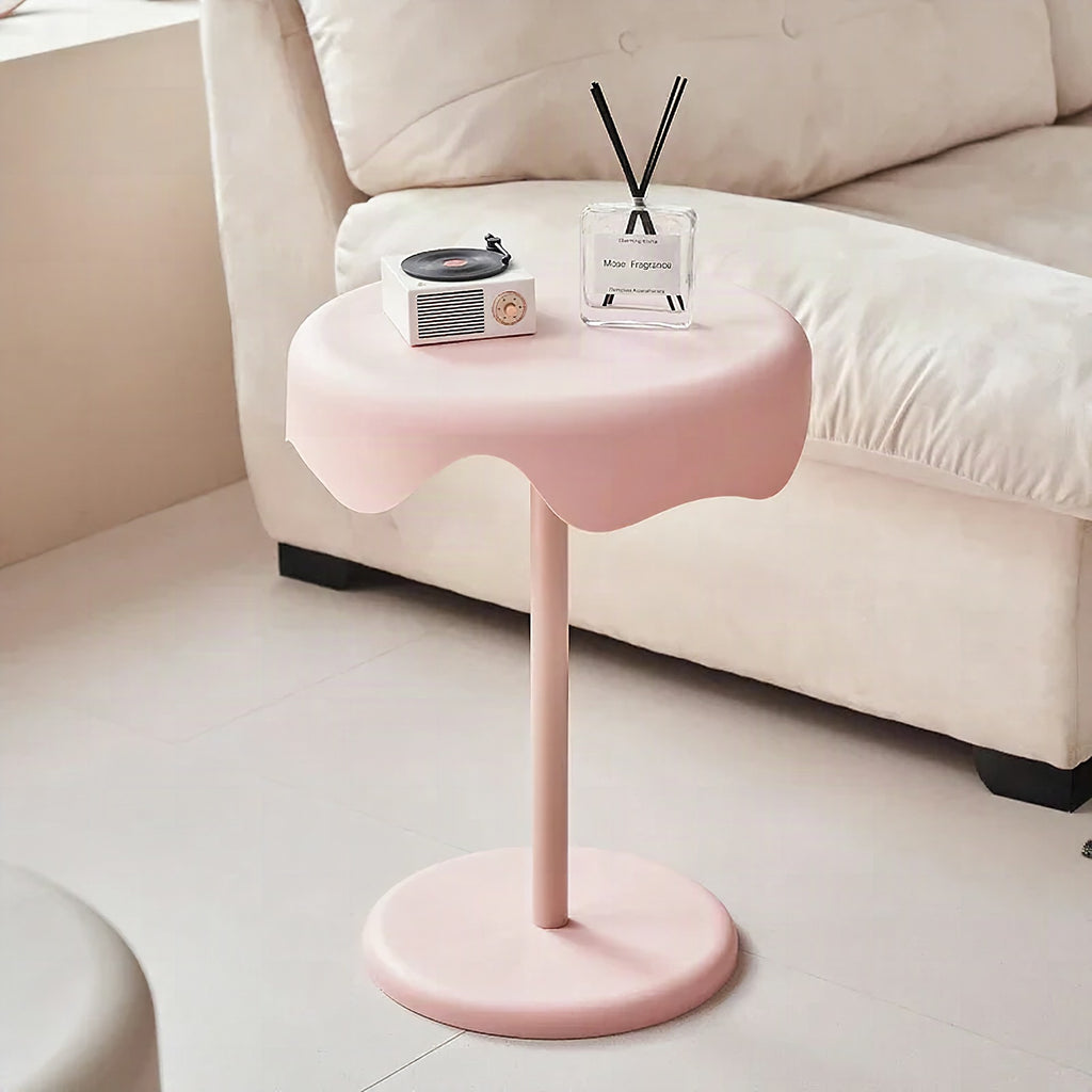 Mesa auxiliar pequeña minimalista para salón o dormitorio