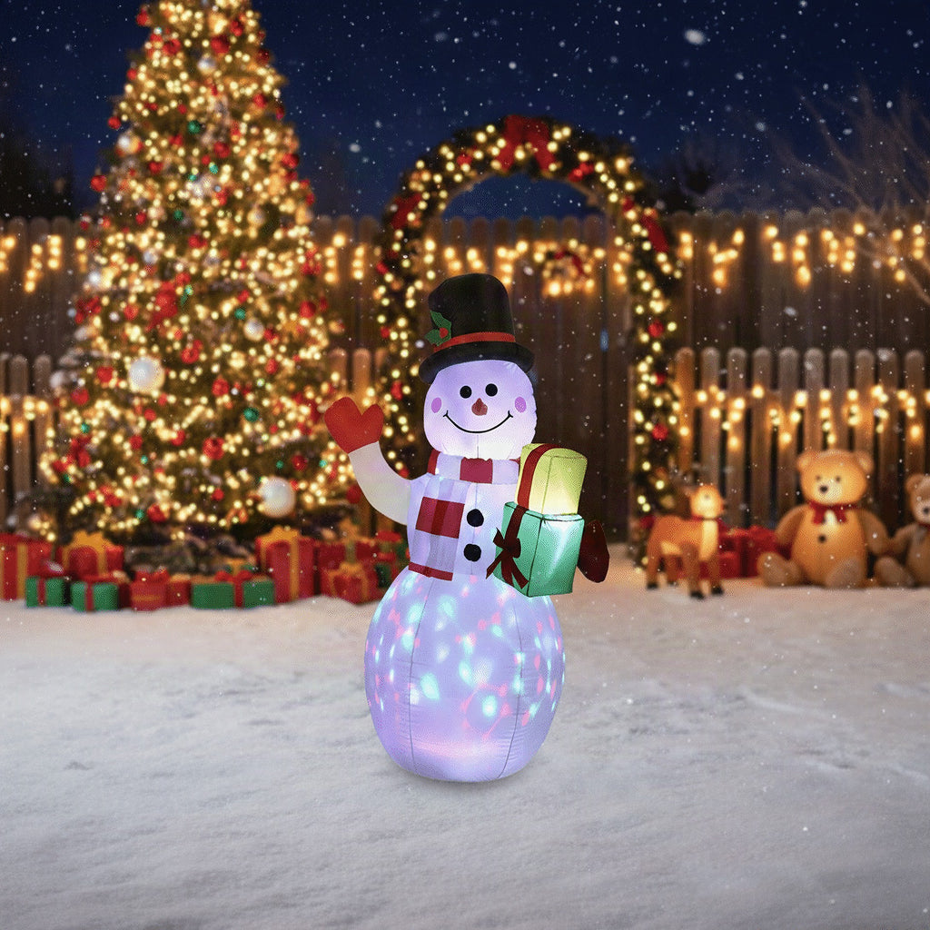 Adorno navideño LED inflable para fiestas brillantes