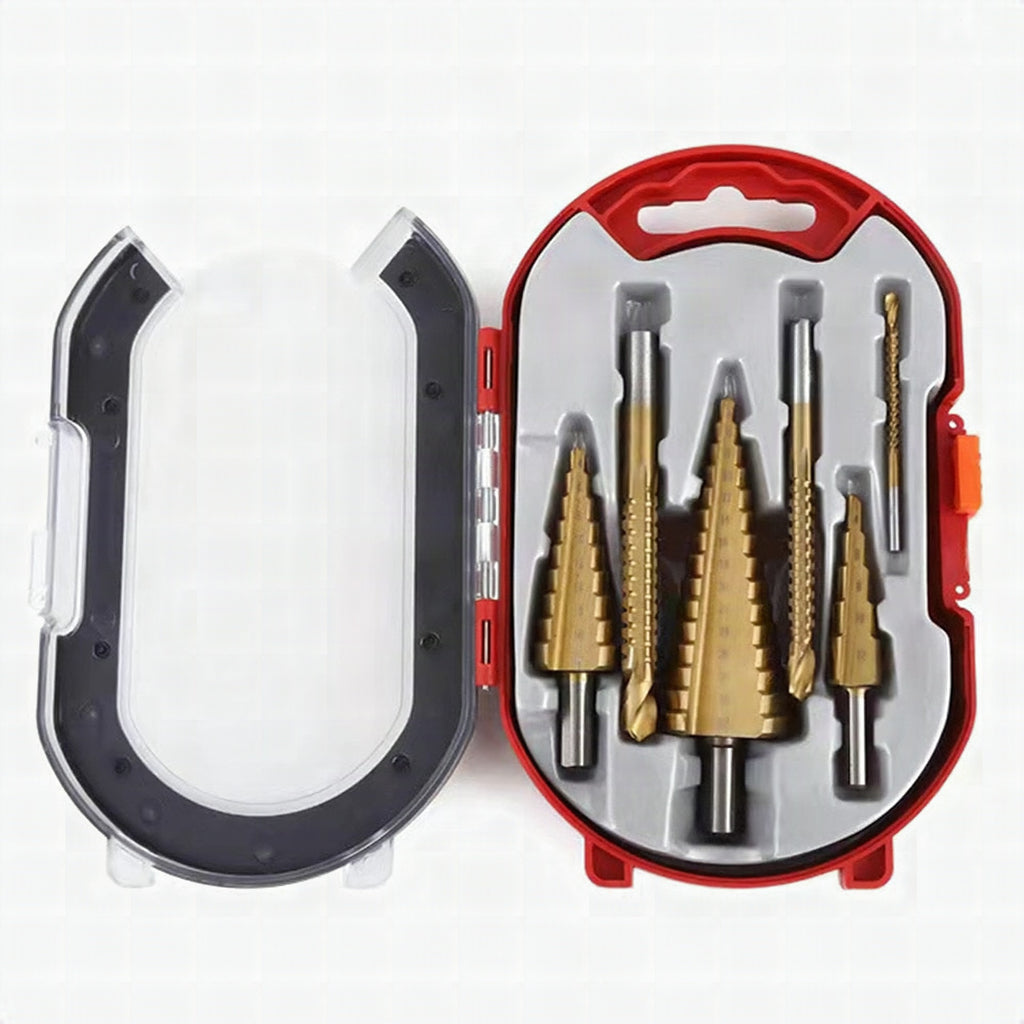 Set de brocas TitaniumPro para metal y madera