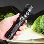 Linterna LED recargable USB de alta potencia