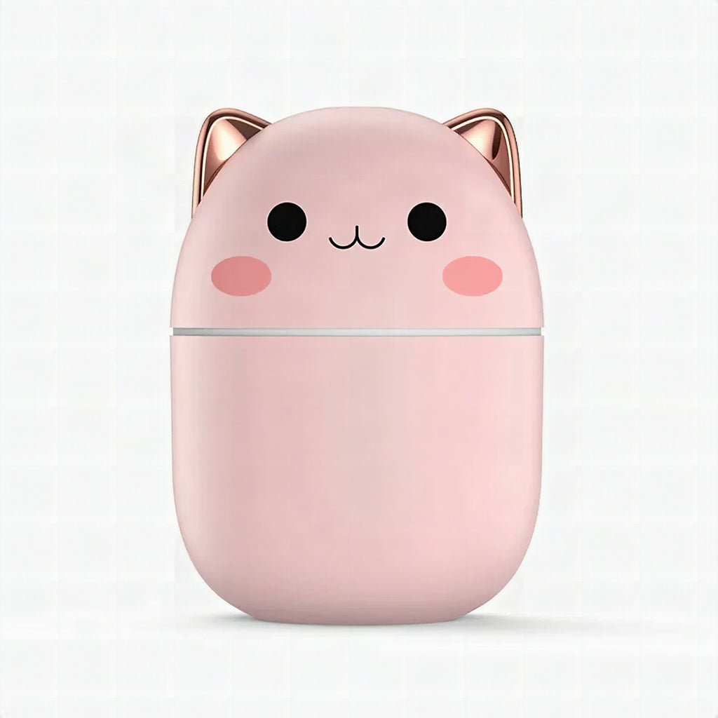 Humidificador difusor de aromas con forma de gato