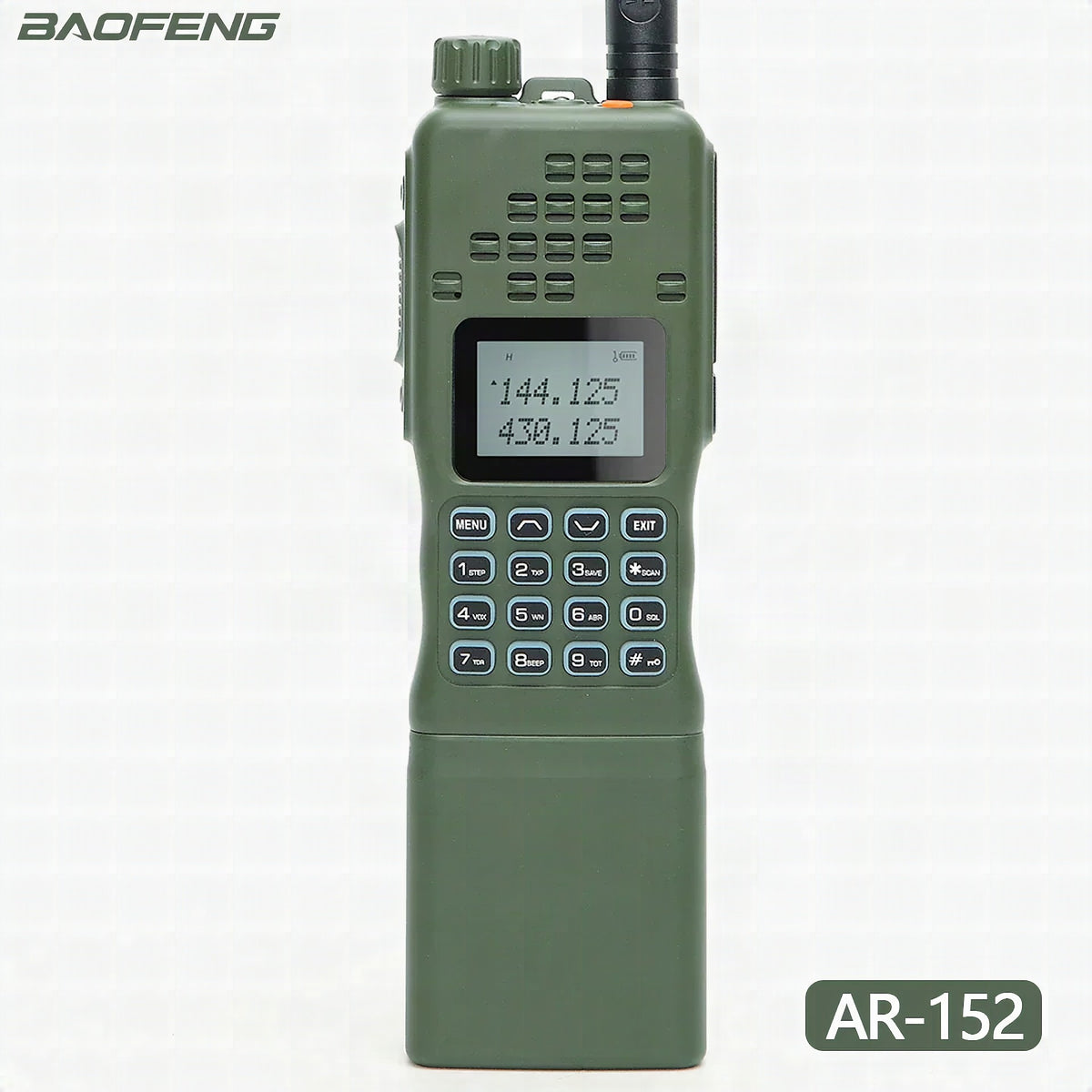 Walkie talkie dual-band CommGuard de largo alcance