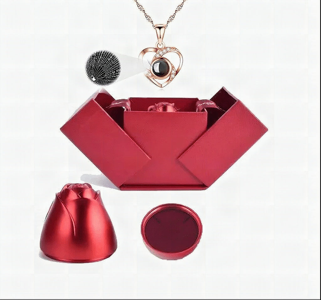 Collar «Te quiero» en 100 idiomas - Set de regalo único