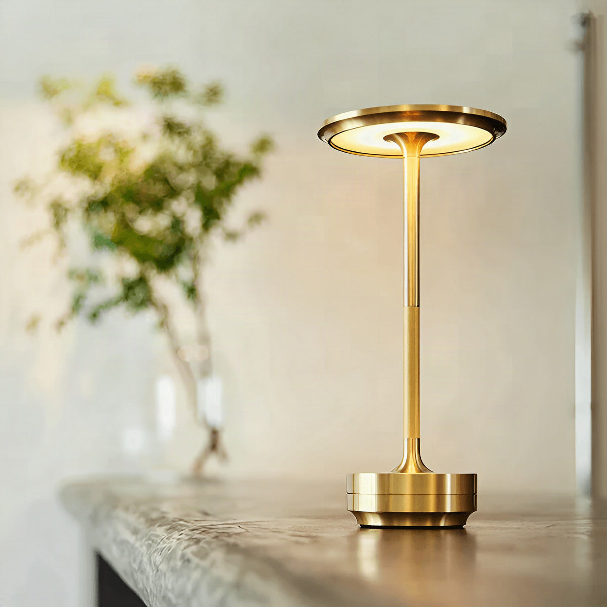 Lámpara de mesa LED inalámbrica recargable AmiGlow
