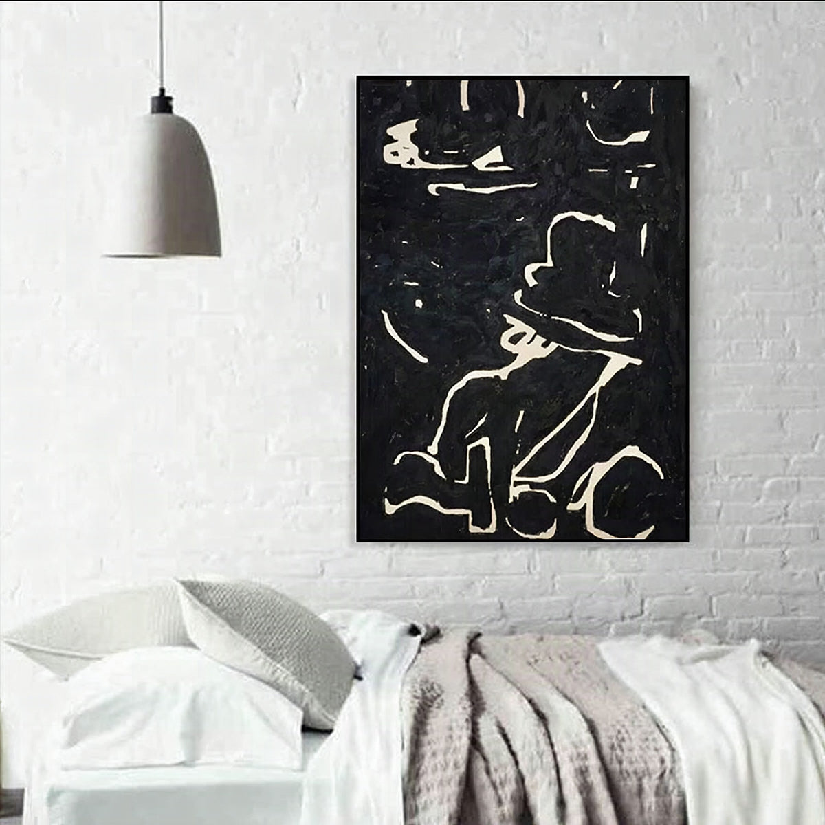 Lienzo abstracto moderno para pared
