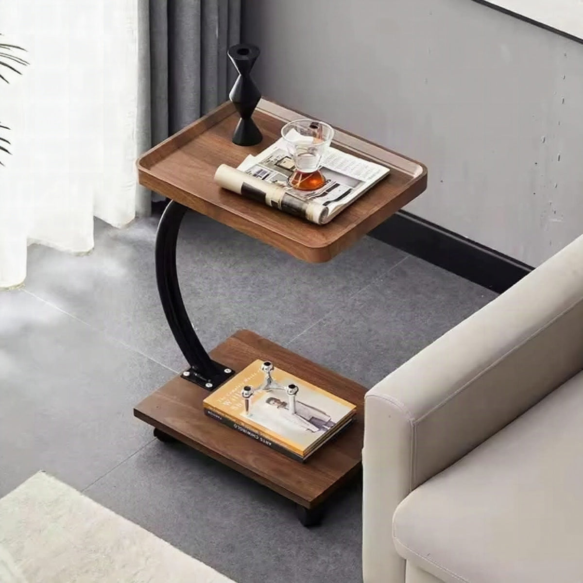 Mesa auxiliar minimalista de diseño elegante