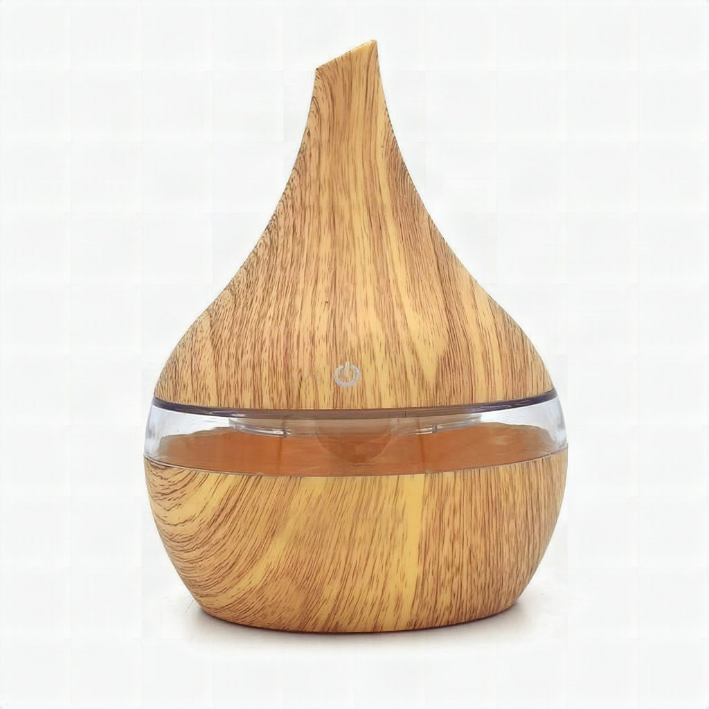 Difusor de aceites esenciales ultrasónico con efecto madera