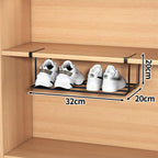 Organizador de zapatos multifuncional con clips de acero inoxidable