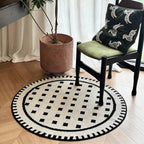 Alfombra redonda decorativa para el hogar