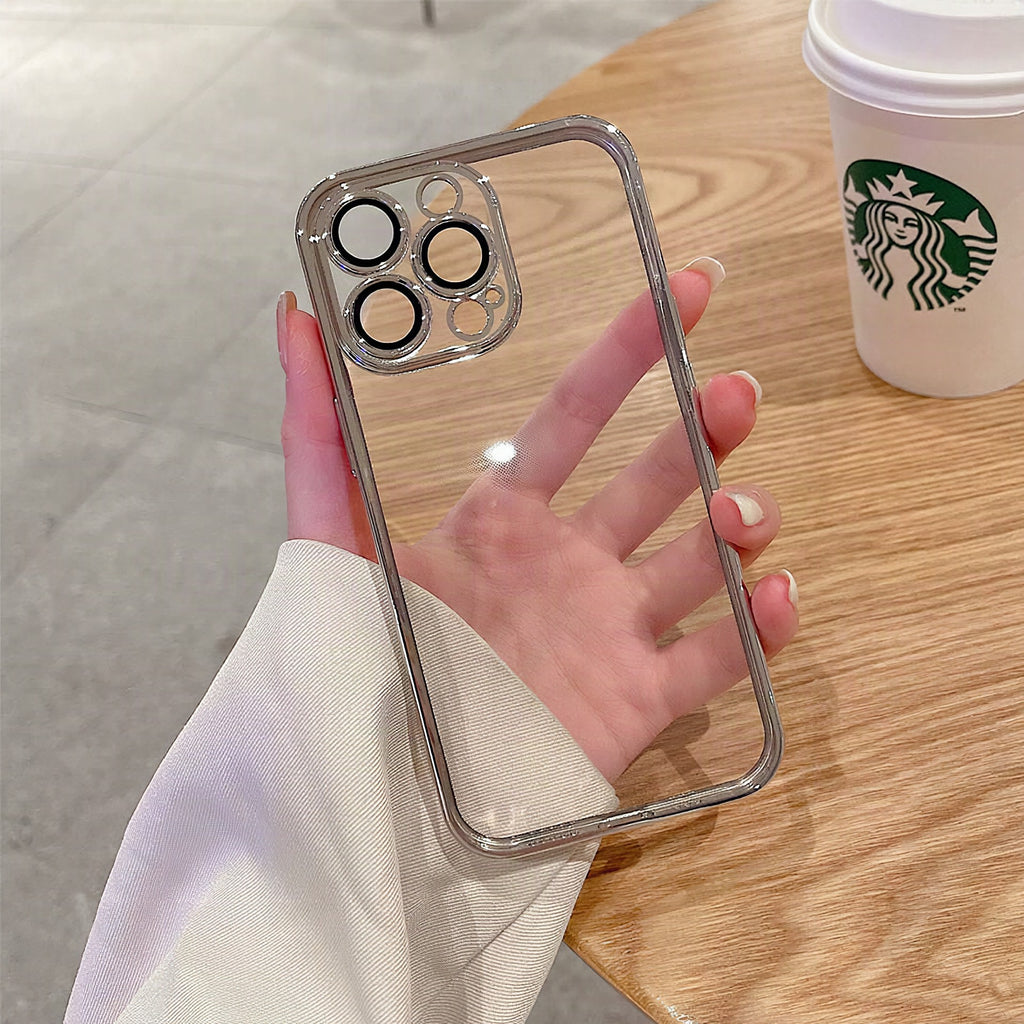 Funda transparente fashion para iPhone