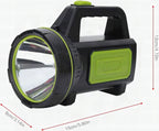 Linterna LED con foco lateral – Luz de trabajo portátil para camping y emergencias