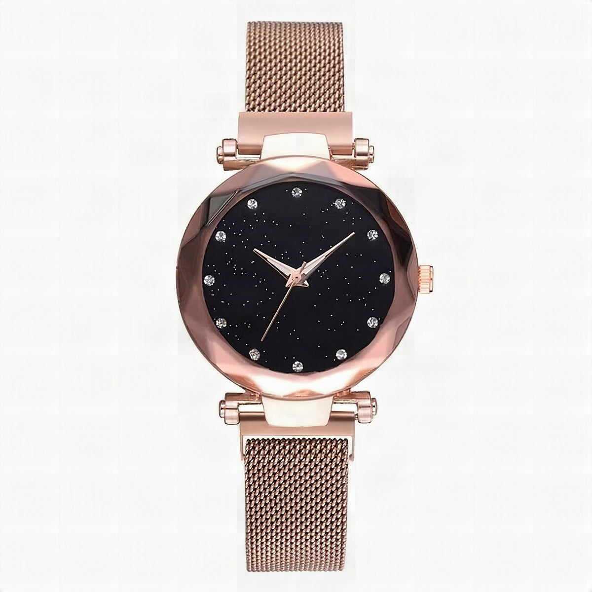 Reloj de mujer elegante y lujoso con cristales
