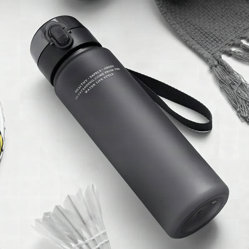 Botella de agua CarryDrink – A prueba de fugas y sin BPA para deporte, trabajo y viajes