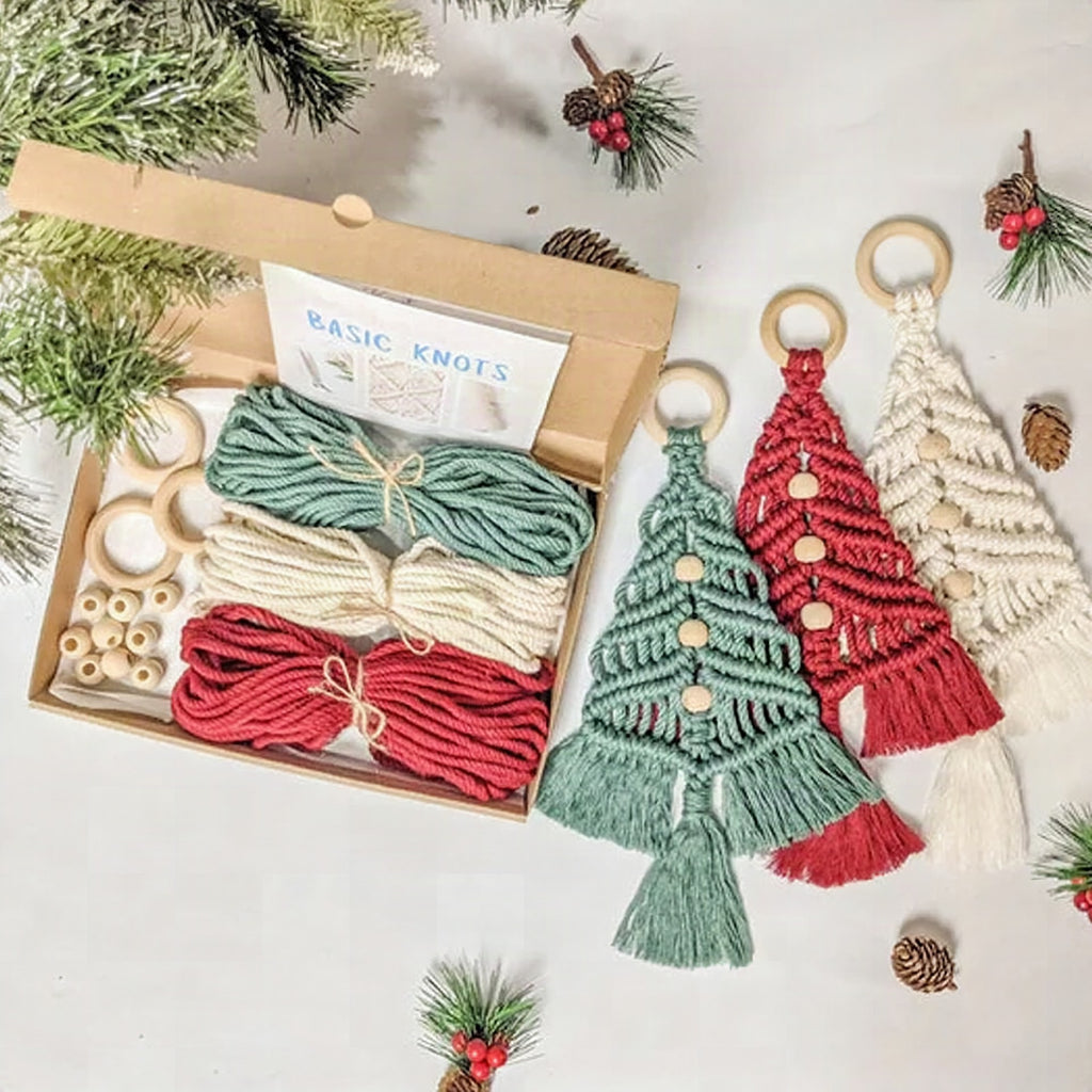 Kit DIY árbol de Navidad de macramé