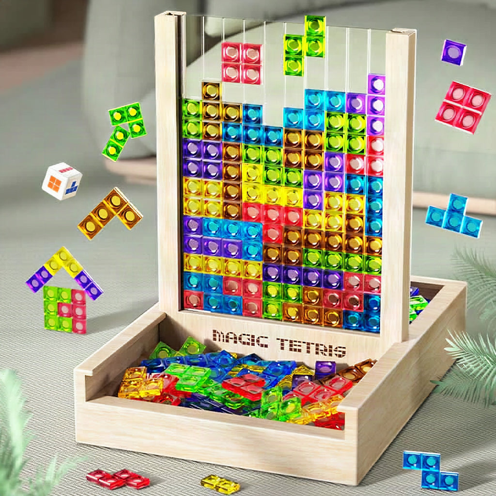 Juego de puzle Tetris sostenible para toda la familia