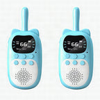 Set de walkie talkies recargables para niños con alcance de 3 km