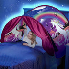Tienda de campaña para cama infantil WonderTent – Refugio mágico con diseños temáticos