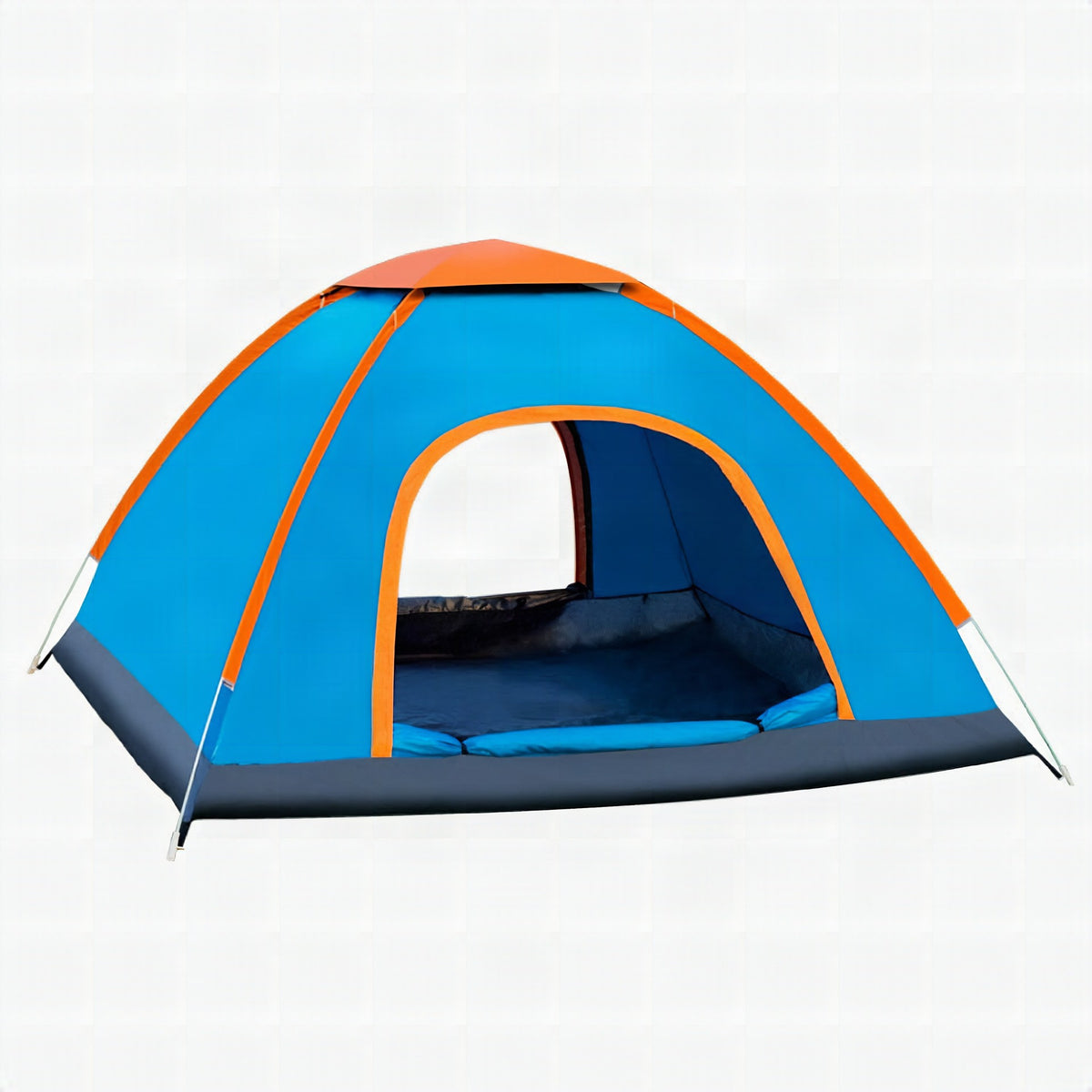 Tienda de campaña automática impermeable para 3-4 personas con protección solar